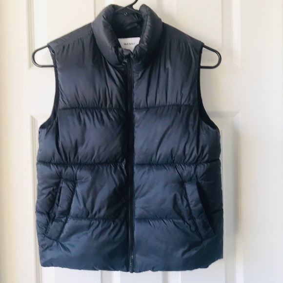 Boy Black Puff Vest - Picture 3 of 7